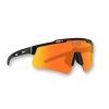 losreyes prime polarized orange spaaorts sunglasses black frame mirrored shield wraparound lens uv400 athletic performance eyewear