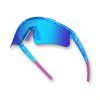 losreyes prime galaxy neptune athletic sunglasses hero angle blue wraparound lens