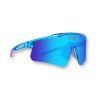 losreyes prime galaxy neptune blue shield sunglasses translucent frame wraparound lens for cycling running baseball
