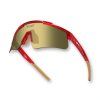 losreyes prime galaxy pluto hero angle red performance sunglasses mirrored shield lens