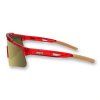 losreyes prime galaxy pluto side view red frame athletic sunglasses mirrored lens uv