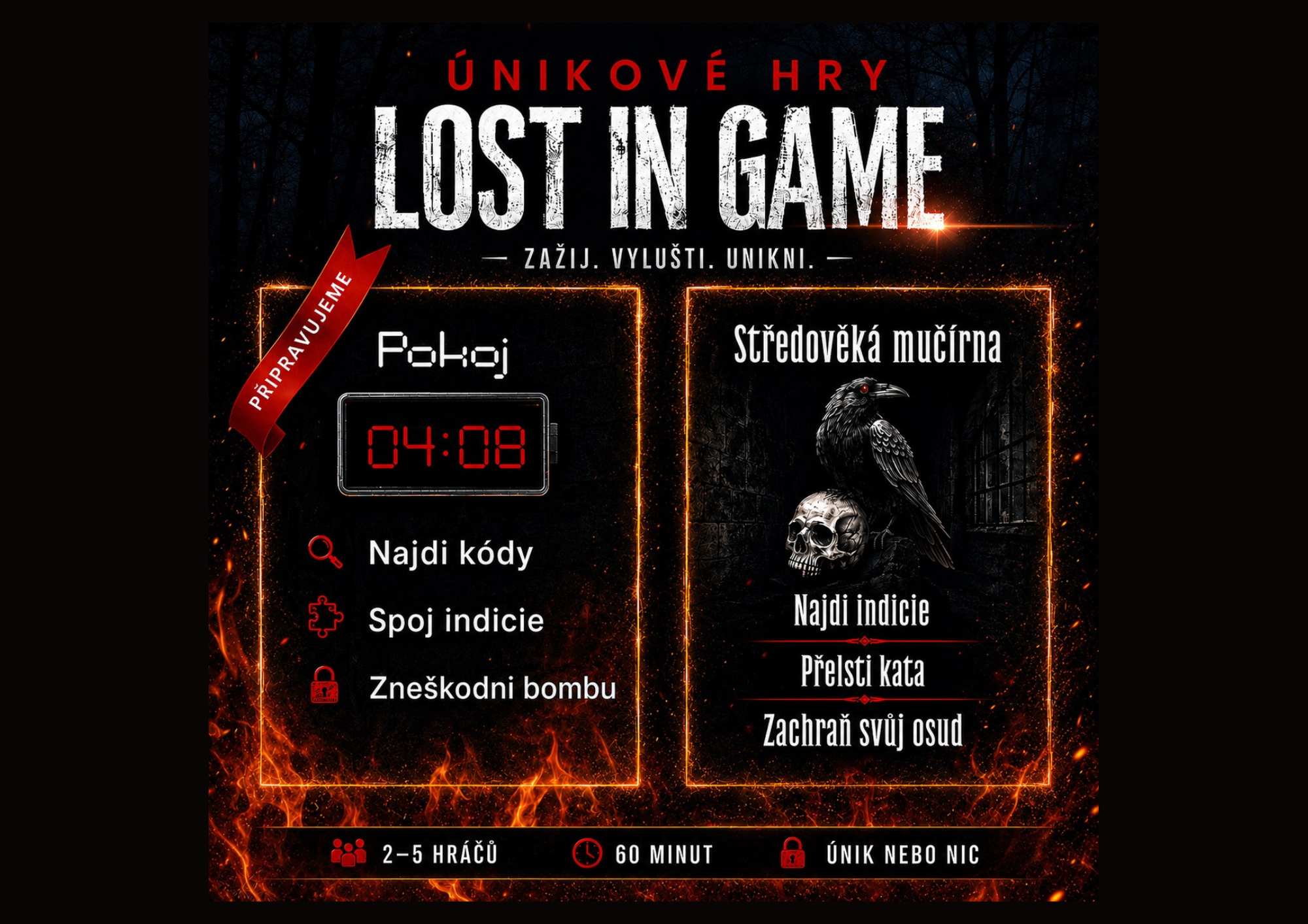 Únikové hry - Lost in game