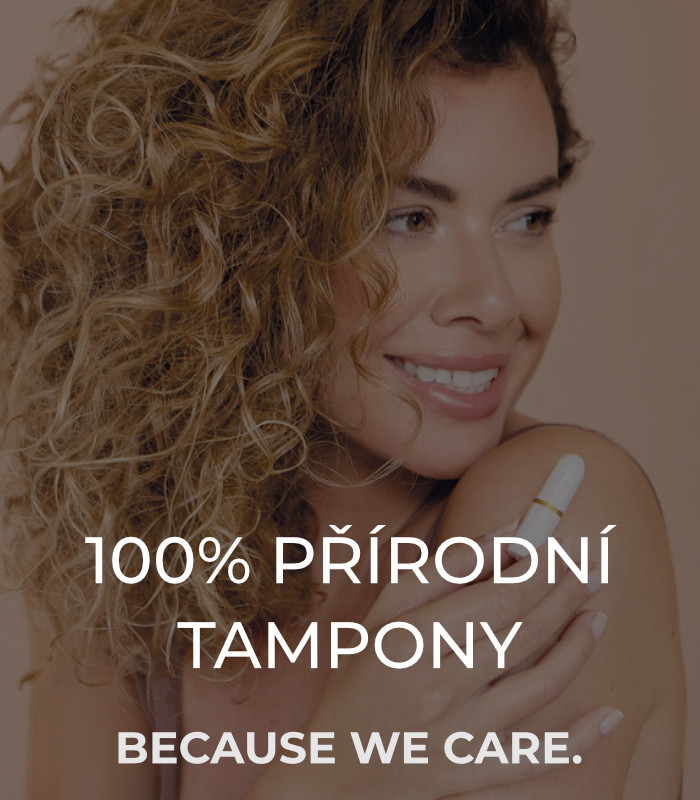 100% přírodní tampony | BECAUSE WE CARE