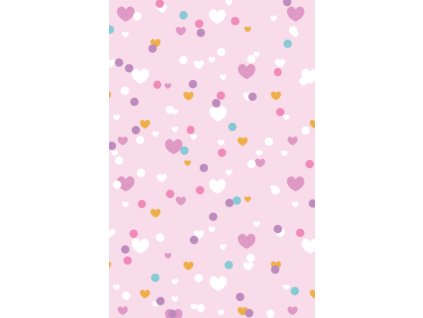 DIA ÚZKÝ PÁS NA INZULINOVOU PUMPU –⁠ PASTELOVÁ SRDÍČKA (FITNESS ÚPLET)