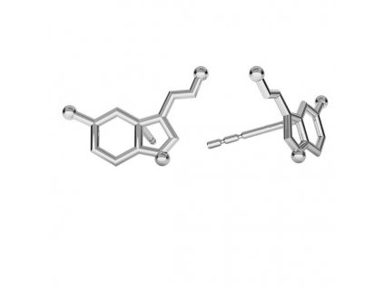 NA9814SS serotonin strieborne nausnice