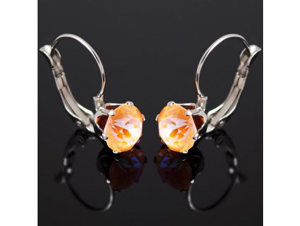 NA3897SWOC nausnice peach delight swarovski