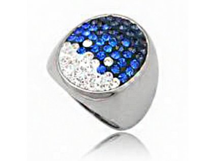 PR8168ZOC modry damsky ocelovy prsten 1