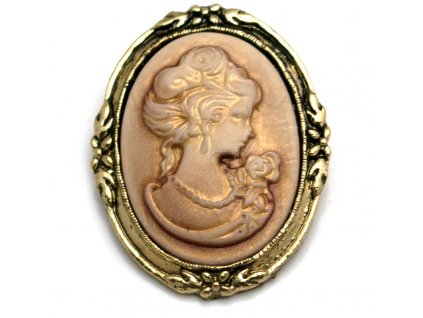 BR1119G brosna cameo portret zeny