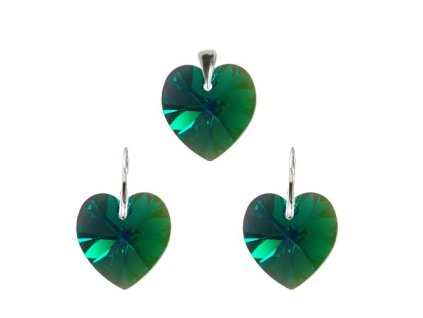 SE1137SWSS swarovski srdiecka set