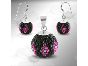 SE1014 strieborny swarovski set