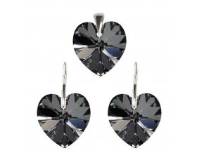 SE1136SWSS swarovski set strieborny