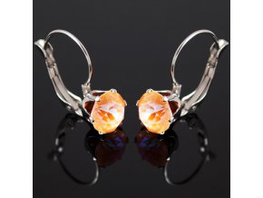 NA3897SWOC nausnice peach delight swarovski