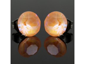 NA3919SWOC swarovski nausnice oranzove peach delight