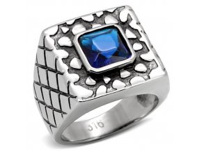 PR6064ZOC pansky ocelovy prsten so zirkonom.