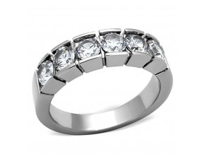 PR6307ZOC prsten z chirurgickej ocele zirkony