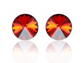 NA3681SWOC tangerine swarovski ocelove nausnice