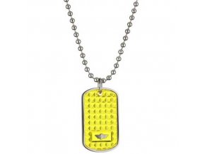 LNH0022 police nahrdelnik dog tag zlty