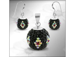 SE1009SW set striebro swarovski