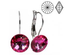 NA3673SWOC fuchsia ocelove swarovski nausnice