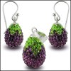 SE1028SWSS strieborny swarovski set