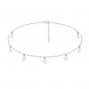 NH8191SS strieborny choker hviezdicky