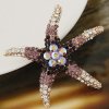 BR1104ZR morska hviezdica brosna fialova