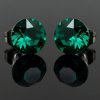 NA3918SWOC emerald swarovski ocelove nausnice