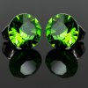 NA3917SWOC swarovski ocelove nausnice fern green