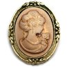 BR1119G brosna cameo portret zeny