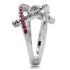 PR6019SWOC swarovski prsten ocelovy 3