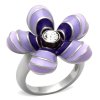 PR6062OC ocelovy prsten fialovy sen