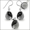 SE1145SWSS swarovski set strieborny