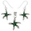 SE1167SWSS strieborny set swarovski