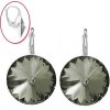 NA0555SWSS swarovski silver night strieborne nausnice