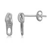 NA9091SS zipsy strieborne nausnice