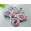 PV3037 privesok ocel millefiori motyl ruzovy