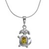 NH8152SWSS psicek strieborny nahrdelnik swarovski