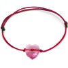 NRB0038 cervena snurka swarovski naramok