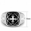 PR8138OC pansky ocelovy prsten ornamenty 2
