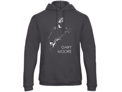 GARY MOORE - Silhouette, sötétszürke kapucnis
