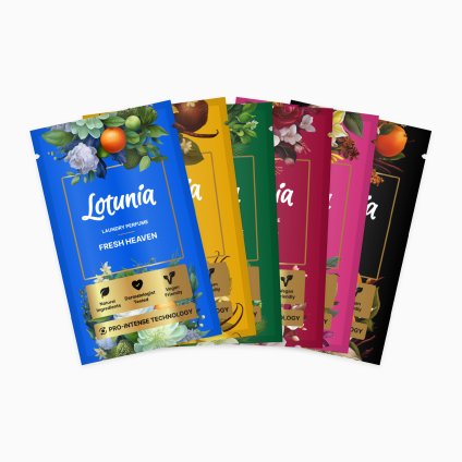 lotunia pdp laundry perfume samples kit