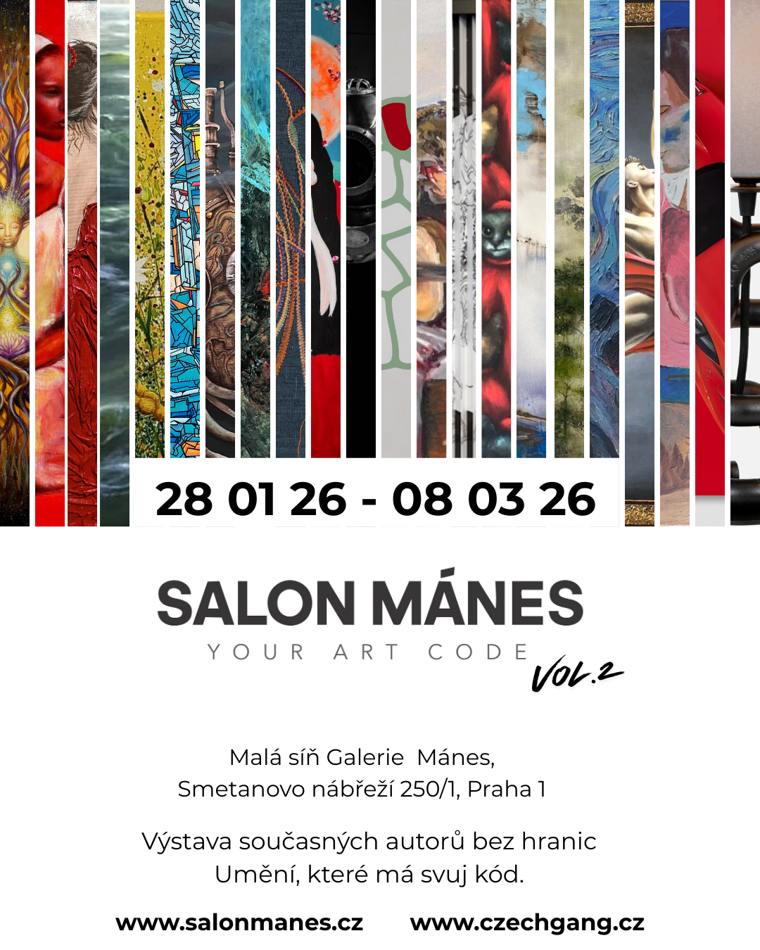 ✨POZVÁNKA NA VÝSTAVU OBRAZŮ SÍLA UMĚNÍ VOL.2 V SALONU MÁNES✨