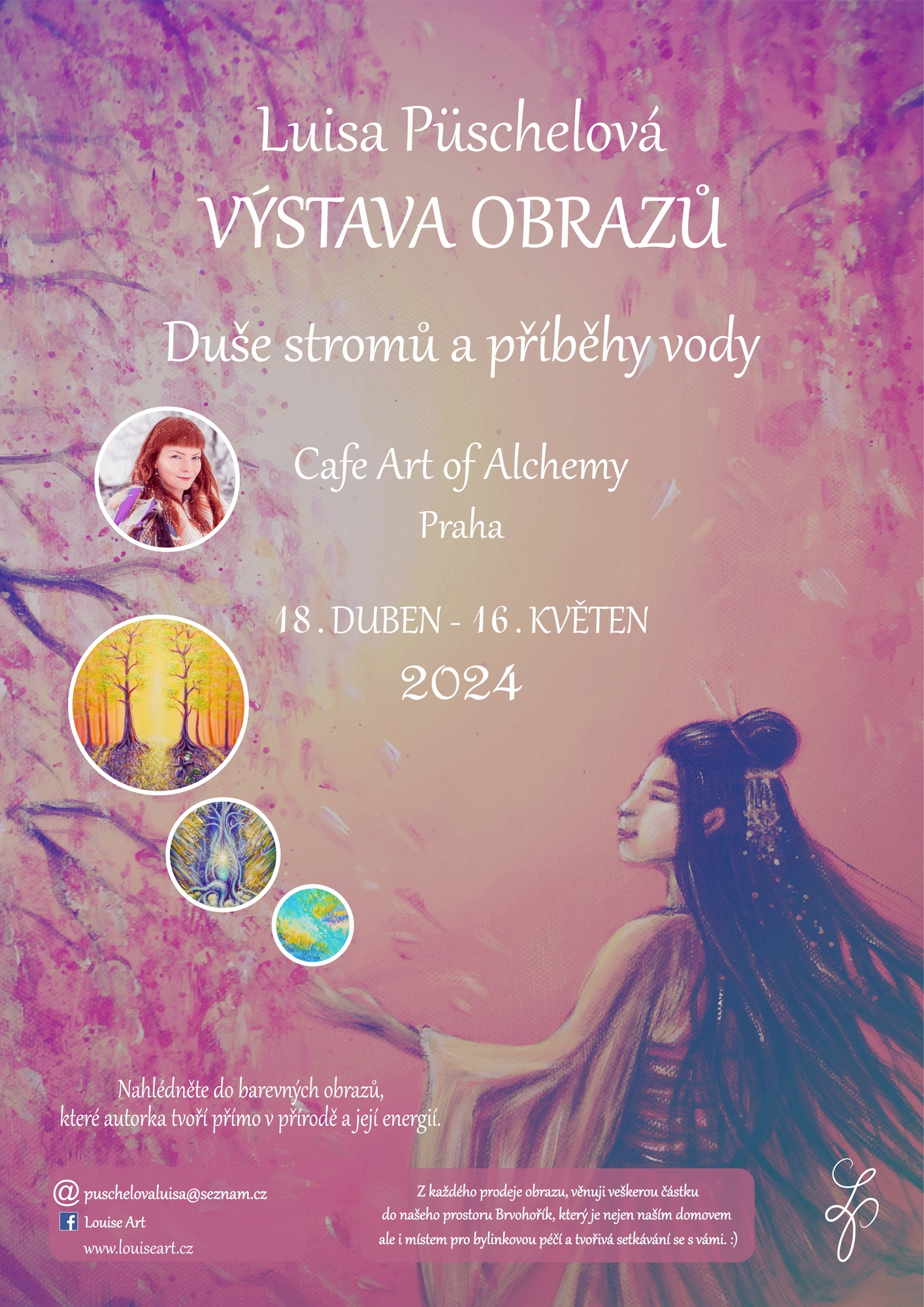 🌸POZVÁNKA NA MOU VÝSTAVU OBRAZŮ V CAFE ART OF ALCHEMY🌸