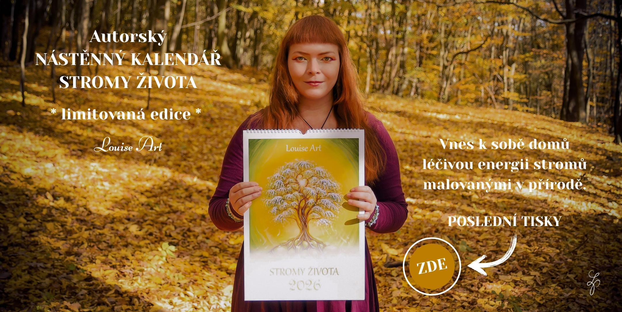 Nástěnný kalendář se stromy života pro rok 2026