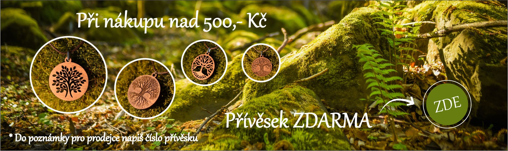 Přívěsek zdarma