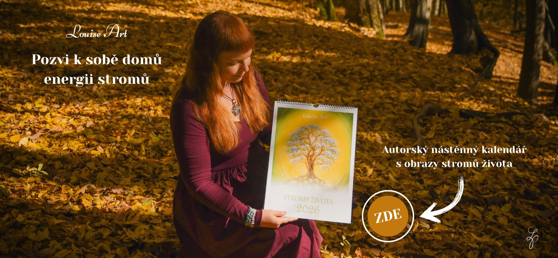 Nástěnný kalendář se stromy života na rok 2026