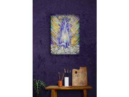 artists side table with brushes and palette (47)