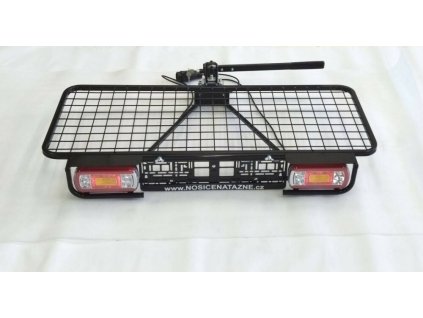 AM Univerzální platforma nosiče + pákový sklopný upínák - černý lak