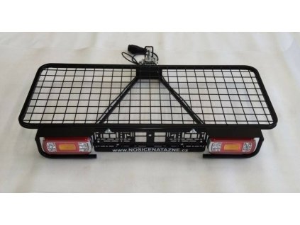 AM Univerzální platforma nosiče + šroubový sklopný upínák – černý lak