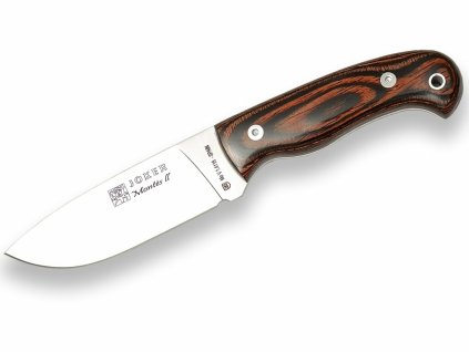 Lovecký nůž JOKER CR58 REDWOOD + kožené pouzdro